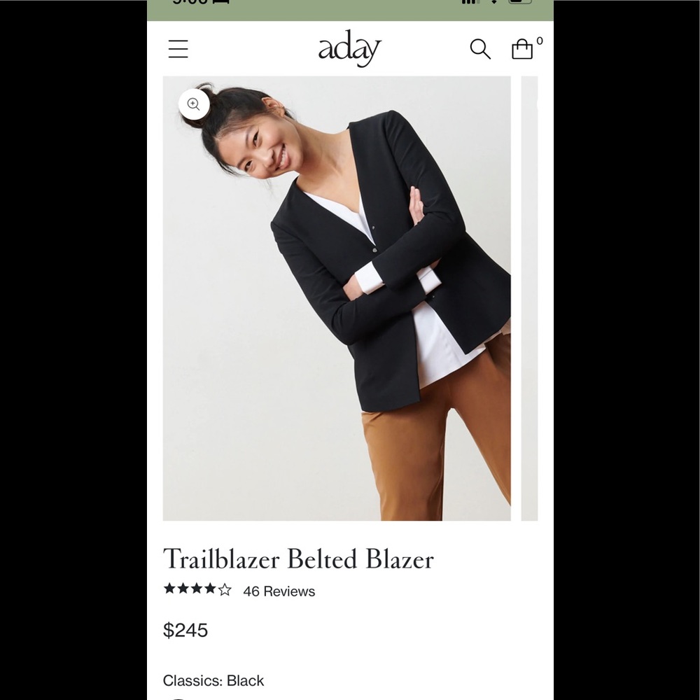 Aday Trailblazer belted jacket.